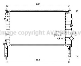 Imagine Radiator, racire motor PRASCO OL2654