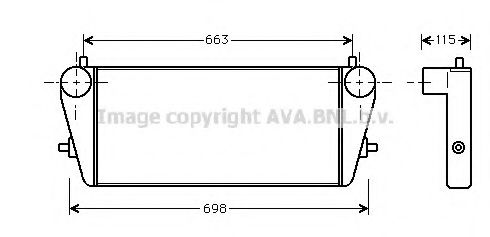 Imagine Intercooler, compresor PRASCO OL4189