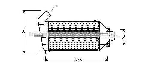 Imagine Intercooler, compresor PRASCO OL4262