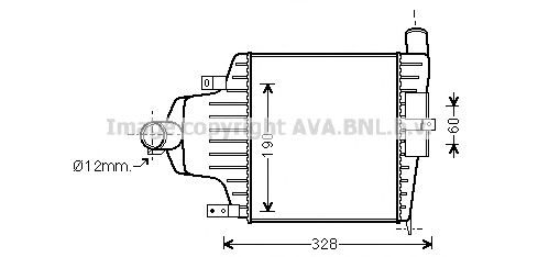 Imagine Intercooler, compresor PRASCO OL4415