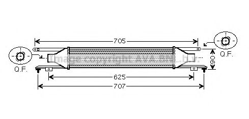 Imagine Intercooler, compresor PRASCO OL4420