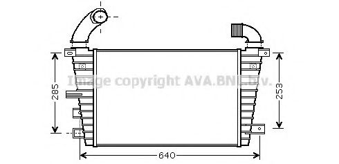 Imagine Intercooler, compresor PRASCO OL4585