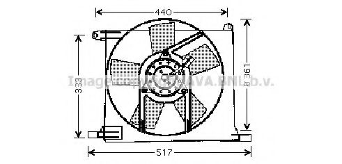 Imagine Ventilator, radiator PRASCO OL7501