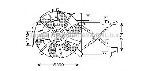 Imagine Ventilator, radiator PRASCO OL7516