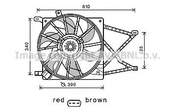 Imagine Ventilator, radiator PRASCO OL7544