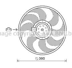 Imagine Ventilator, radiator PRASCO OL7564