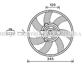 Imagine Ventilator, radiator PRASCO OL7566