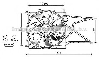 Imagine Ventilator, radiator PRASCO OL7596