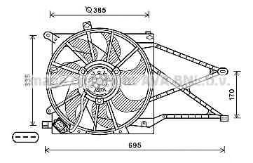 Imagine Ventilator, radiator PRASCO OL7649