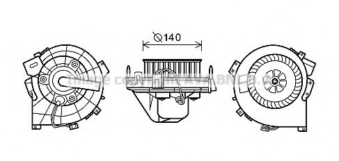 Imagine Electromotor, ventilatie interioara PRASCO OL8609