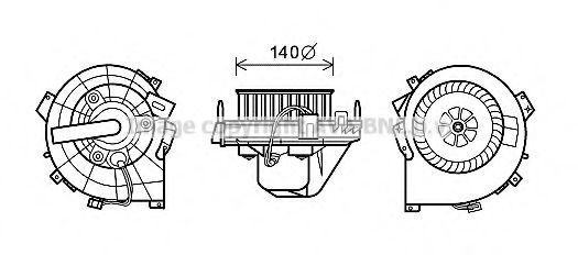 Imagine Electromotor, ventilatie interioara PRASCO OL8614