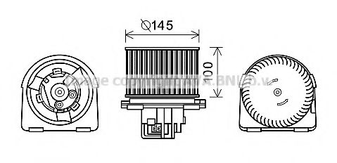 Imagine Electromotor, ventilatie interioara PRASCO OL8619