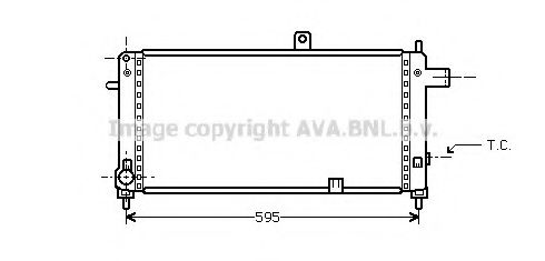 Imagine Radiator, racire motor PRASCO OLA2054