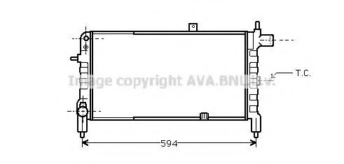 Imagine Radiator, racire motor PRASCO OLA2074