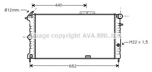 Imagine Radiator, racire motor PRASCO OLA2190