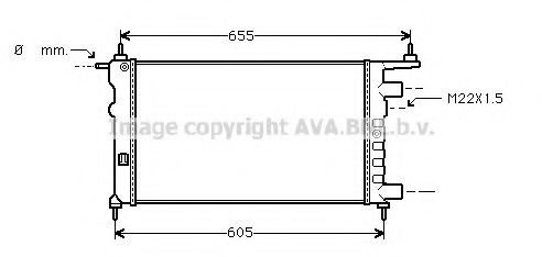 Imagine Radiator, racire motor PRASCO OLA2261