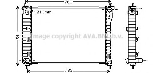 Imagine Radiator, racire motor PRASCO OLA2435