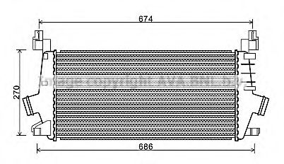 Imagine Intercooler, compresor PRASCO OLA4548