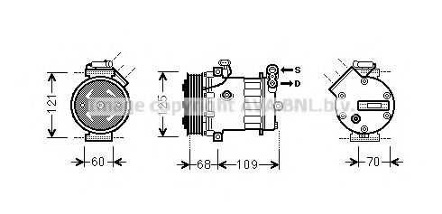 Imagine Compresor, climatizare PRASCO OLK475