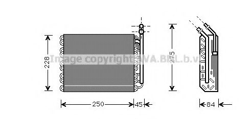 Imagine evaporator,aer conditionat PRASCO OLV097