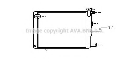 Imagine Radiator, racire motor PRASCO PE2006