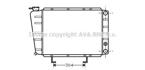 Imagine Radiator, racire motor PRASCO PE2024