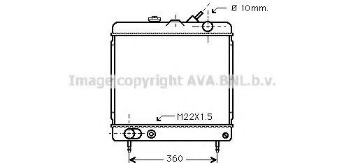 Imagine Radiator, racire motor PRASCO PE2034