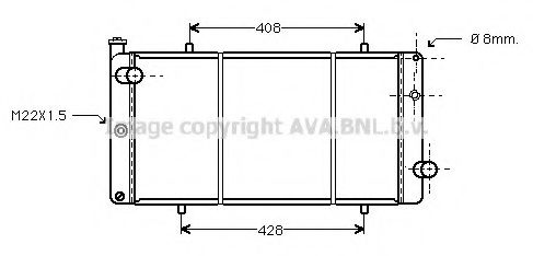 Imagine Radiator, racire motor PRASCO PE2080