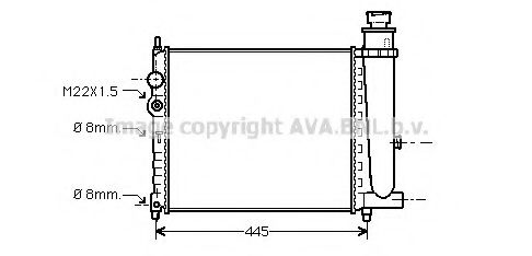 Imagine Radiator, racire motor PRASCO PE2116