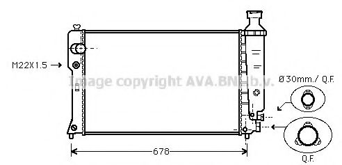 Imagine Radiator, racire motor PRASCO PE2121