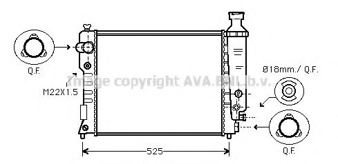 Imagine Radiator, racire motor PRASCO PE2124