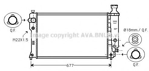 Imagine Radiator, racire motor PRASCO PE2131