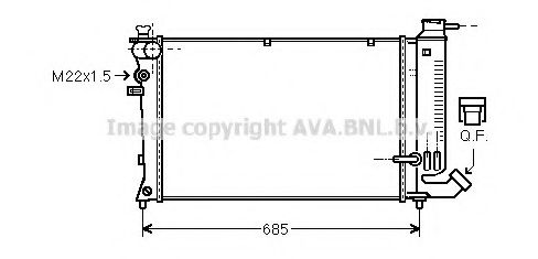 Imagine Radiator, racire motor PRASCO PE2142