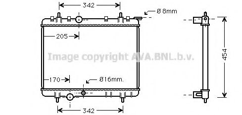 Imagine Radiator, racire motor PRASCO PE2212