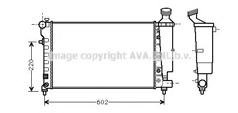 Imagine Radiator, racire motor PRASCO PE2262