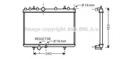 Imagine Radiator, racire motor PRASCO PE2266