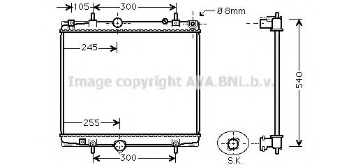 Imagine Radiator, racire motor PRASCO PE2331