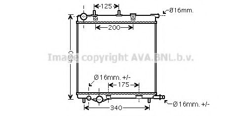 Imagine Radiator, racire motor PRASCO PE2368