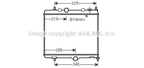 Imagine Radiator, racire motor PRASCO PE2384