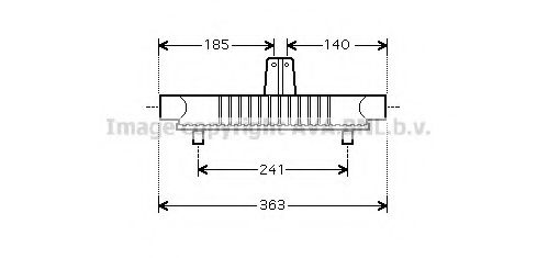 Imagine Radiator ulei, ulei motor PRASCO PE3284