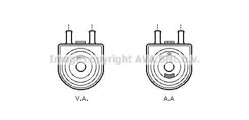 Imagine Radiator ulei, ulei motor PRASCO PE3285