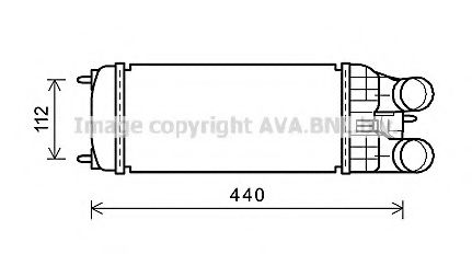 Imagine Intercooler, compresor PRASCO PE4361