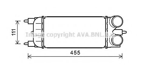 Imagine Intercooler, compresor PRASCO PE4365