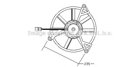 Imagine Electromotor, ventilatie interioara PRASCO PE7505