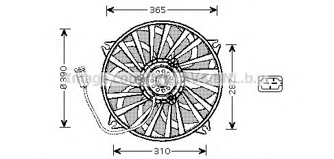 Imagine Ventilator, radiator PRASCO PE7535