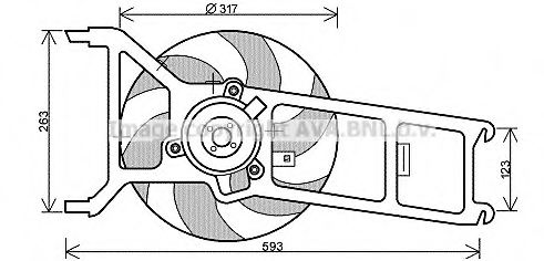 Imagine Ventilator, radiator PRASCO PE7536