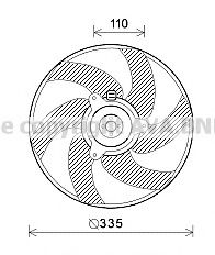 Imagine Ventilator, radiator PRASCO PE7552