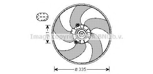 Imagine Ventilator, radiator PRASCO PE7553