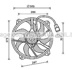 Imagine Ventilator, radiator PRASCO PE7556