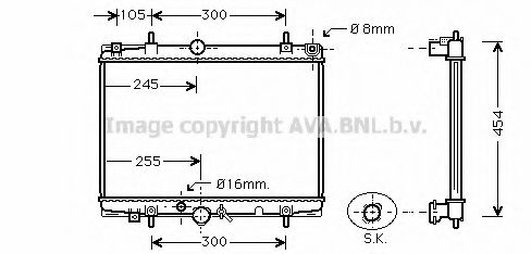 Imagine Radiator, racire motor PRASCO PEA2213